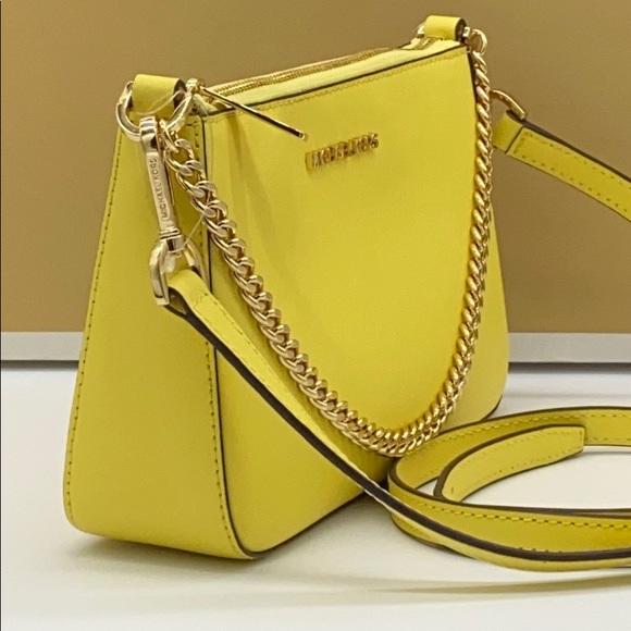MICHAEL KORS MEDIUM ZIP POUCHETTE SUNSHINE - Picture 4 of 14